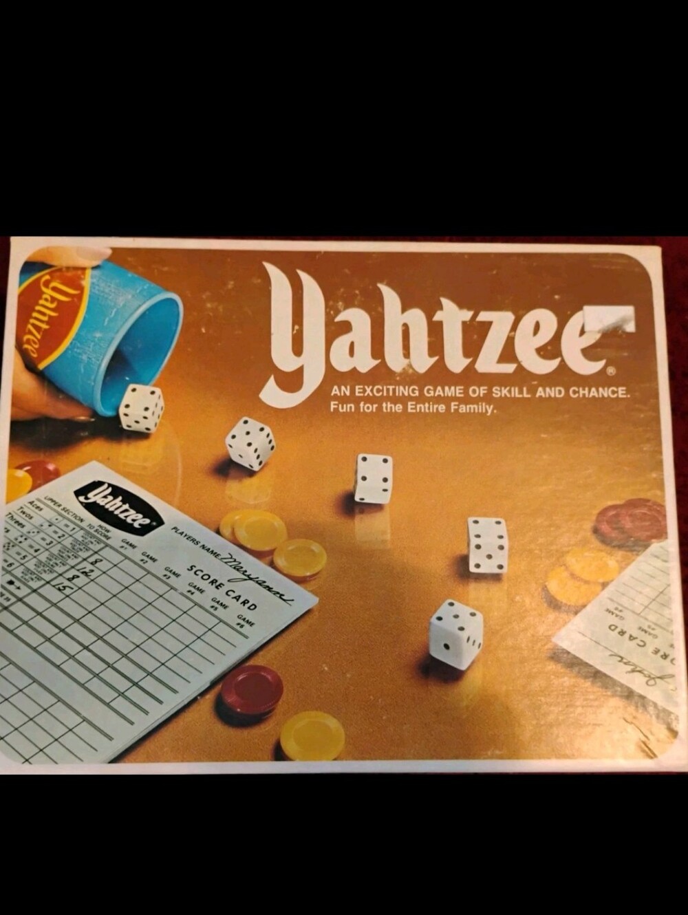Vintage 1978 Yahtzee Game By Milton Bradley In Original Box Complete